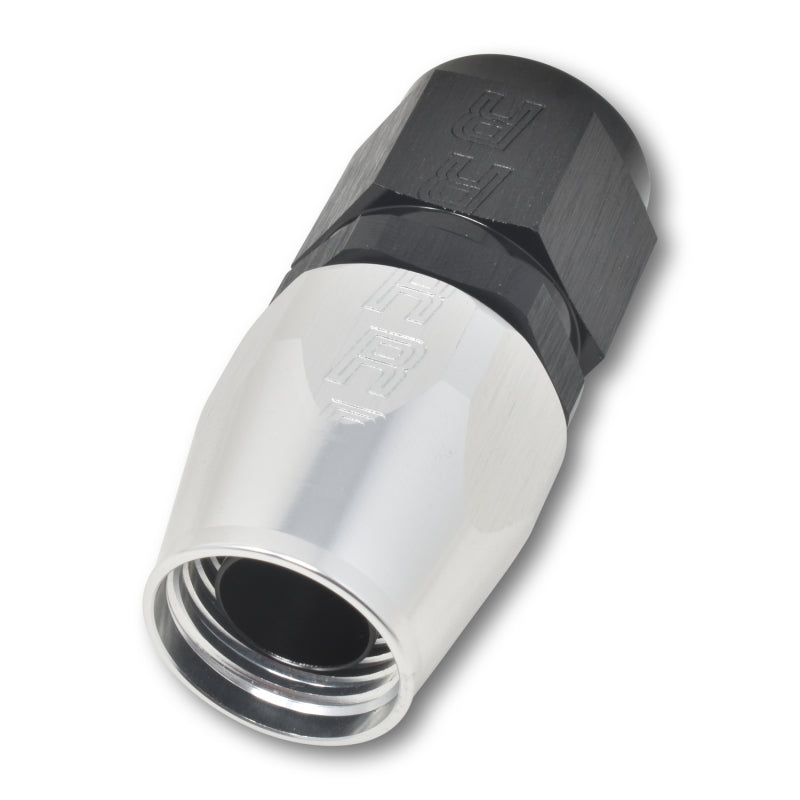 Russell Performance -16 AN Silver/Black Straight Full Flow Hose End 610063 610063 Photo - out of package
