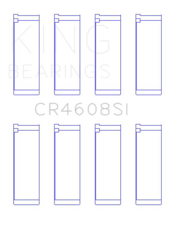 King Engine Bearings Toyota 2Zz-Ge (Size +0.50mm) Connecting Rod Bearing Set CR4608SI0.5 CR4608SI0.5 Photo - Primary