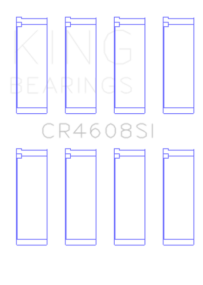 King Engine Bearings Toyota 2Zz-Ge (Size +0.50mm) Connecting Rod Bearing Set CR4608SI0.5 CR4608SI0.5 Photo - Primary