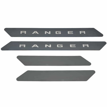 Putco 19-20 Ford Ranger SuperCrew - w/ RANGER Etching (4pcs) Black Platinum Door Sills 95143BPFD 95143BPFD Photo - Primary