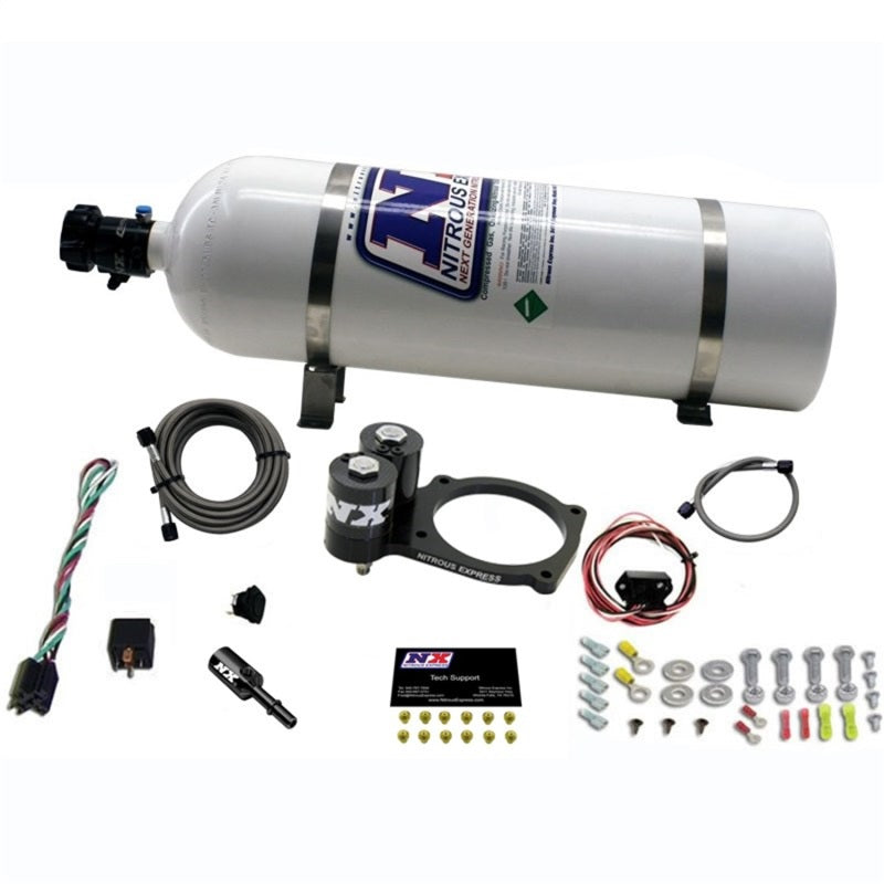 Nitrous Express Dodge Hellcat/Demon Nitrous Plate Kit w/15lb Bottle 20943-15 20943-15 Photo - Primary