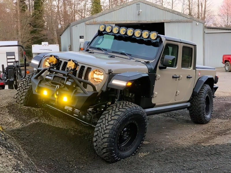 ORACLE Lighting Oracle Jeep Wrangler JL Smoked Lens LED Front Sidemarkers 5853-504 5853-504 Photo - lifestyle view