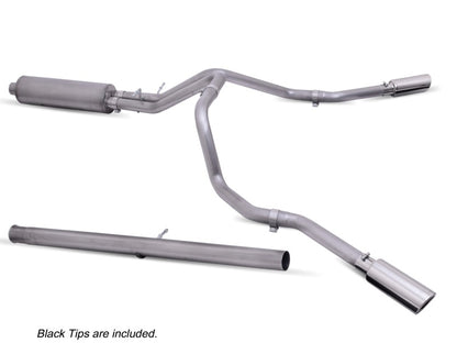 Gibson 20-21 Chevy Silverado 2500HD 6.6L 2.5in Cat-Back Dual Extreme Exhaust - Black Elite 65714B 65714B Photo - Primary