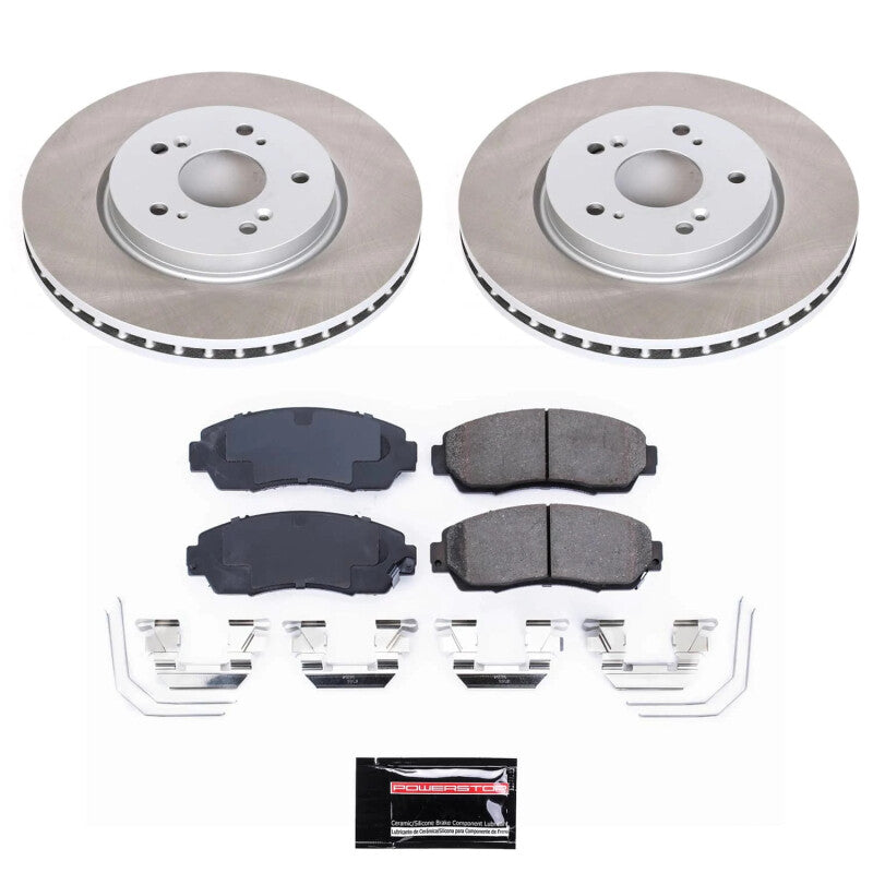 PowerStop Power Stop 12-15 Honda Crosstour Front Semi-Coated Rotor Kit SC5432 SC5432 Photo - Primary