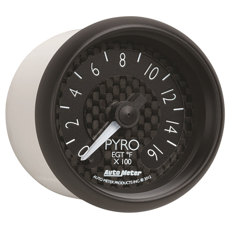 Autometer Gauge, Pyrometer (EGT), 2 1/16", 1600 deg. F, Digital Stepper Motor 8044 User 5