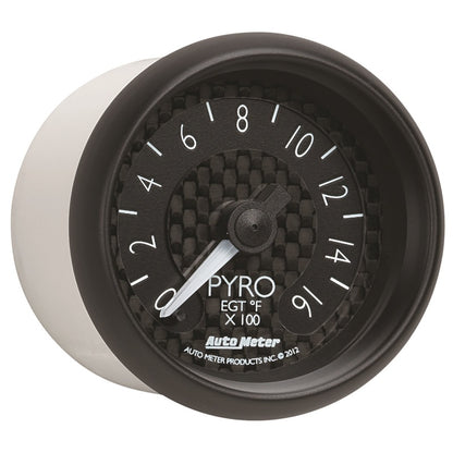 Autometer Gauge, Pyrometer (EGT), 2 1/16", 1600 deg. F, Digital Stepper Motor 8044 User 5