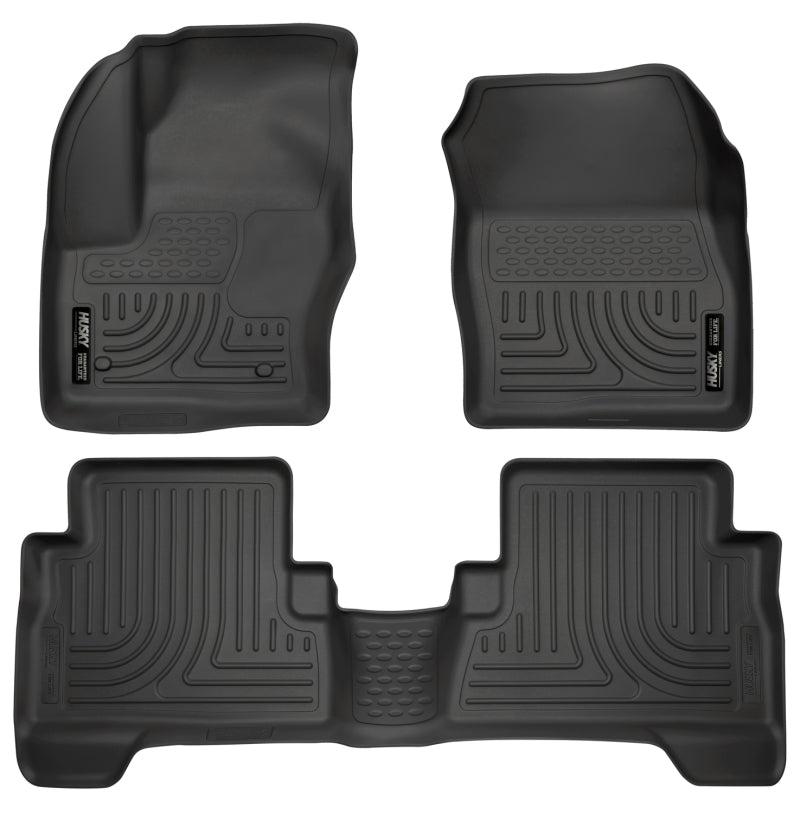 Husky Liners 2013 Ford Escape WeatherBeater Combo Black Floor Liners (3pc) 99741 Photo - Primary