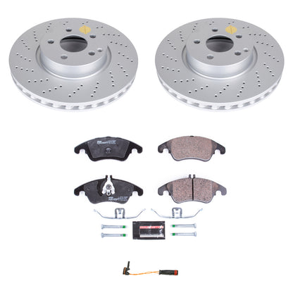 PowerStop Power Stop 2014 Mercedes-Benz C300 Front Euro-Stop Brake Kit ESK7496 ESK7496 Photo - Primary