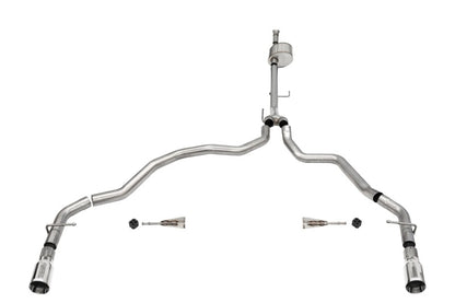 CORSA Performance Corsa 2021-2022 Ford F-150 Regular Cab/ 8in Bed 5.0L V8 Xtreme Cat-Back Dual Rear Exit-Polished 21146 21146 Photo - Primary