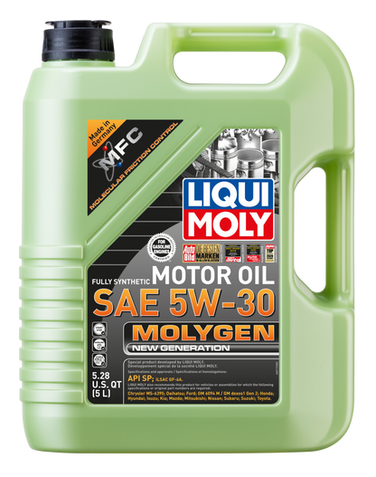 LIQUI MOLY 5L Molygen New Generation Motor Oil SAE 5W30 20228 20228 Photo - Primary
