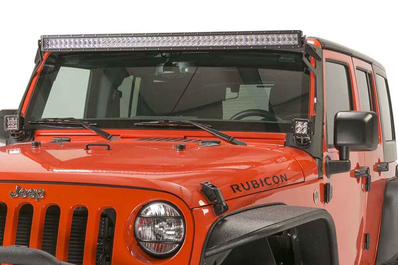 Fishbone Offroad 07-18 Jeep Wrangler JK 52In Light Bar Bracket FB21014 FB21014 Photo - lifestyle view
