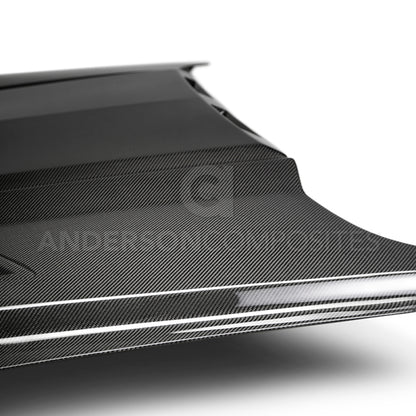 Anderson Composites 2018-2019 Ford Mustang Ram Air Double Sided Carbon Fiber Hood AC-HD18FDMU-AB-DS AC-HD18FDMU-AB-DS User 5
