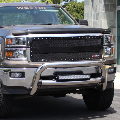 Westin 2010-2018 Ram 2500/3500 Contour 3.5in Bull Bar - SS 32-31060 32-31060 Photo - Mounted
