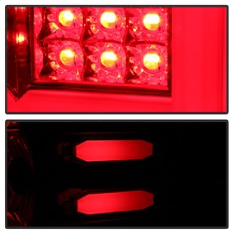 Spyder Chevy Silverado 2016-2017 Light Bar LED Tail Lights - Red Clear ALT-YD-CS16-LED-RC 5083753 5083753 Photo - Unmounted