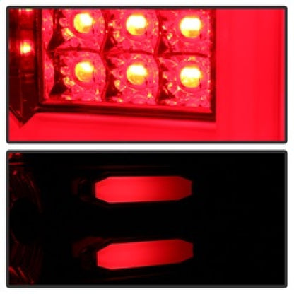 Spyder Chevy Silverado 2016-2017 Light Bar LED Tail Lights - Red Clear ALT-YD-CS16-LED-RC 5083753 5083753 Photo - Unmounted