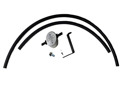 J&L 16-21 Infiniti Q50/Q60 3.0T Oil Separator 3.0 Driver Side - Clear Anodized 3110D-C 3110D-C Photo - Primary