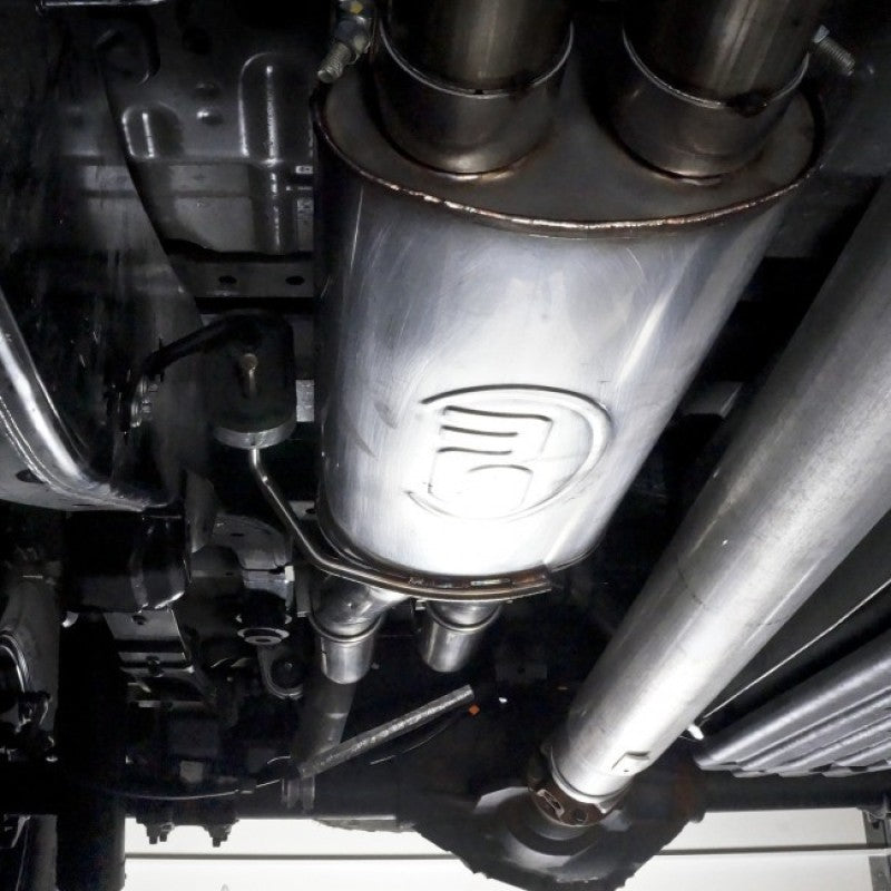 Stainless Works 2017+ Ford Raptor 3.5L 3in Catback Factory Connect Dump Exit FTR17CBDP FTR17CBDP Photo - Mounted