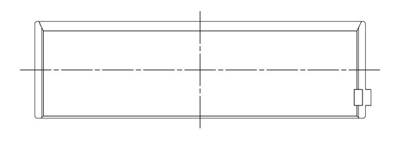 ACL Ford 377ci Cleveland Stroker (using Chevy Con Rods) Standard Trimetal Rod Bearing Set 8B927H-STD 8B927H-STD Technical Drawing