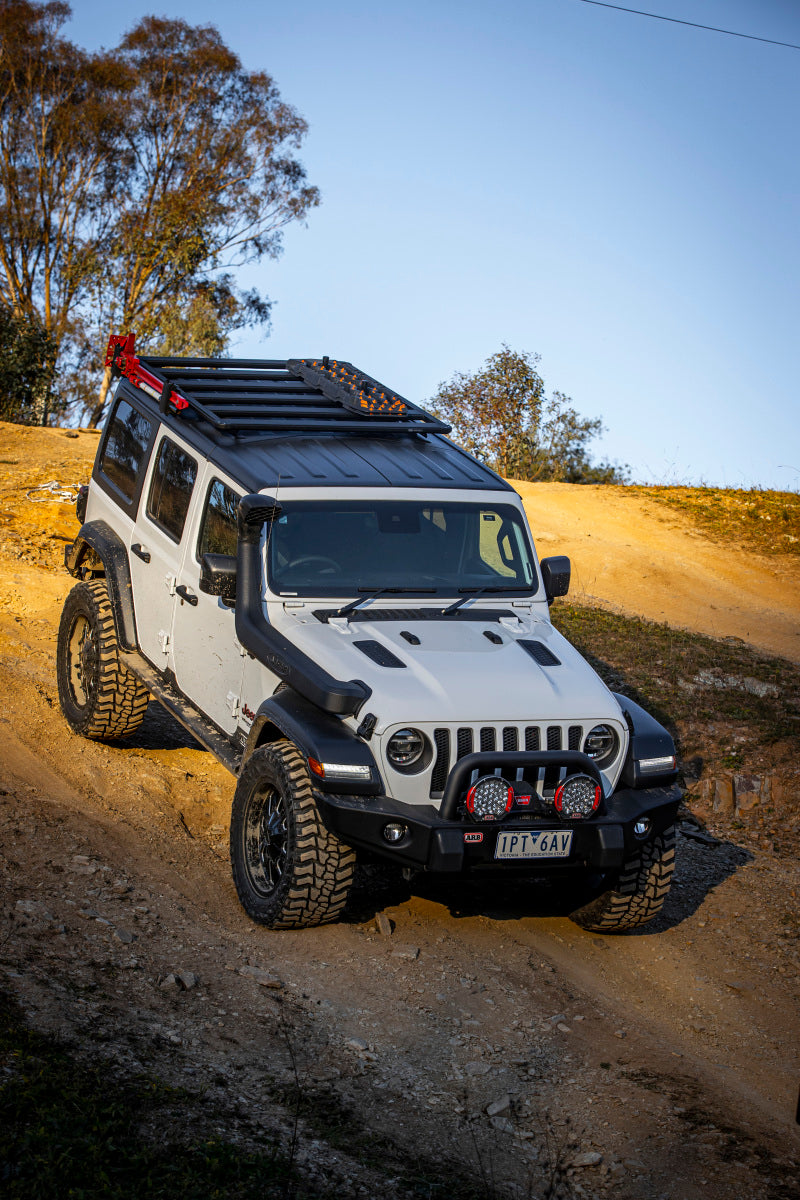 ARB Base Rack Kit Includes 61in x 51in Base Rack w/ Mount Kit and Deflector BASE261 BASE261 Photo - Mounted