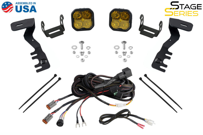 Diode Dynamics  2024+ Toyota Tacoma Stage Series 2in LED Ditch Light Kit - Pro Yellow Combo DD7937 DD7937 User 6
