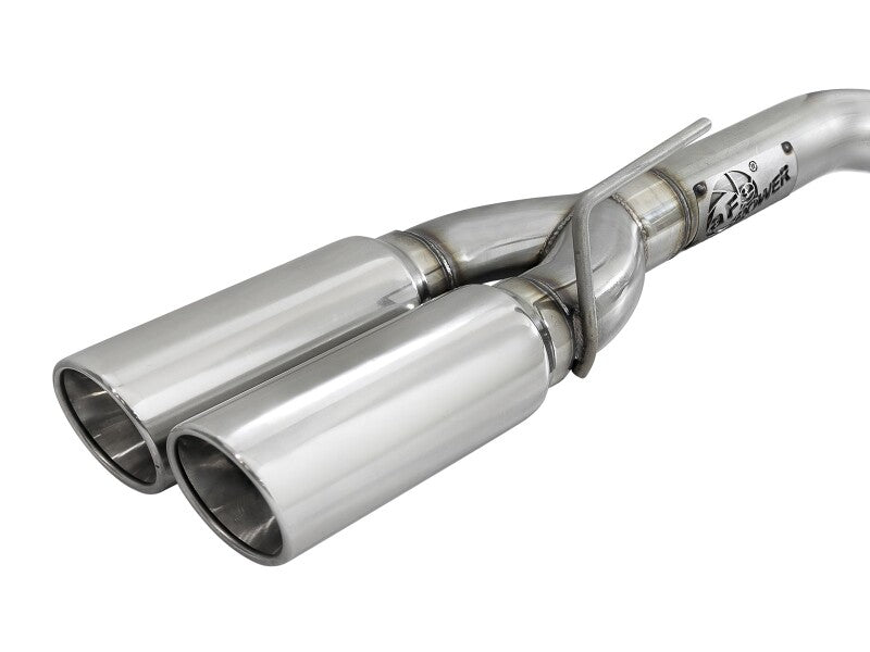 aFe GM Trucks 23-24 L6-3.0L (td) LZ0 Vulcan Series 3in 304 SS DPF-Back Exhaust System w/Polished Tip 49-34146-P 49-34146-P Photo - Close Up