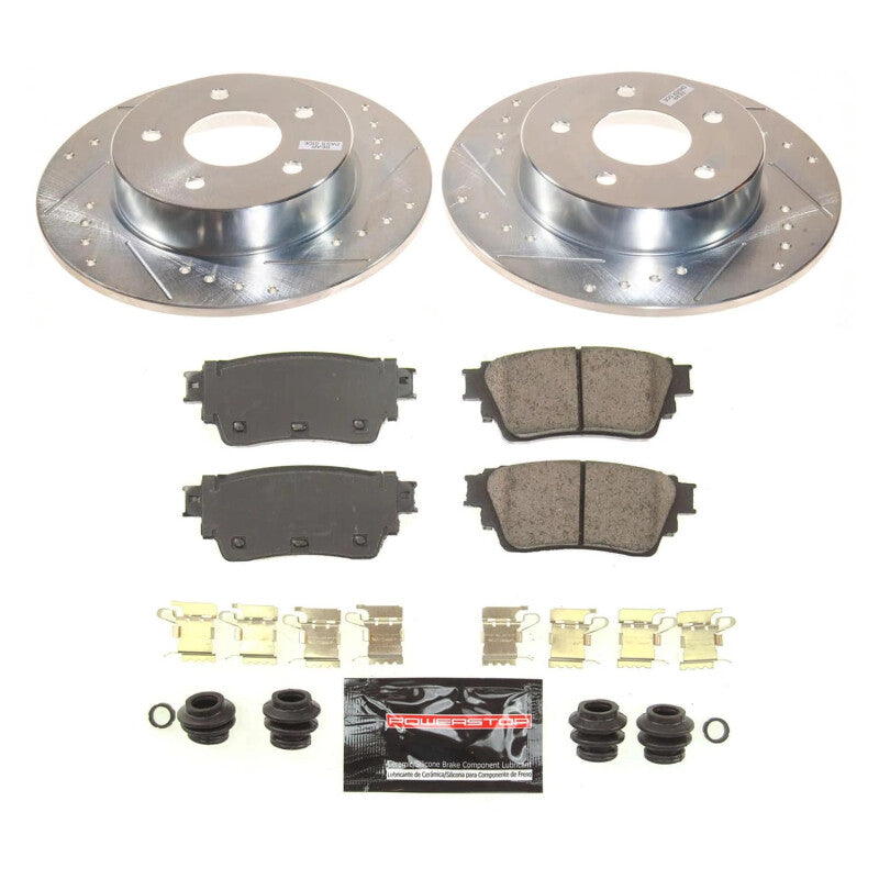 PowerStop Power Stop 19-23 Nissan Altima Rear Z23 Evolution Brake Kit K8675 K8675 Photo - Primary