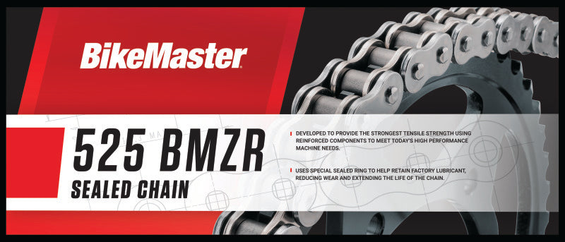 BikeMaster 525x120 BMZR Z-Ring Chain - Chrome/Chrome 197414 197414 Photo - Primary