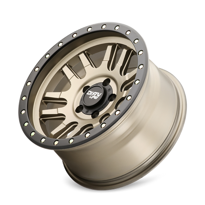 Dirty Life 9309 Canyon Pro 17x9/6x139.7 BP/-12mm Offset/106mm Hub Satin Gold Wheel - Beadlock 9309-7983MGD12 9309-7983MGD12 Photo - Primary