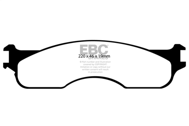 EBC Disc Brake Pad Set DP61708 Photo - Primary