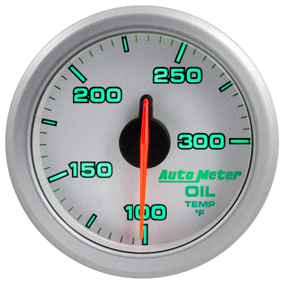 Autometer 2-1/16" Oil Temp, 100-300`F, Airdrive, Silver 9140-UL User 5