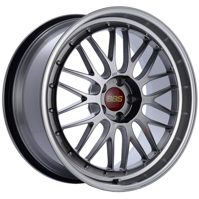 BBS LM 20x9.5 5x114.3 ET40 CB66 Diamond Black Center Diamond Cut Lip Wheel LM238DBPK LM238DBPK Photo - Primary