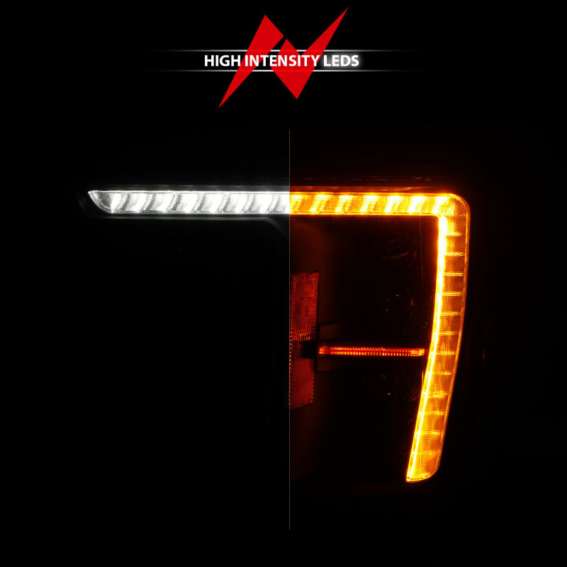 ANZO 18-20 Ford F-150 (w/Factory Halogen) Z-Series Full LED Proj Headlights Init/SeqSig - Pair 111589X 111589X User 1