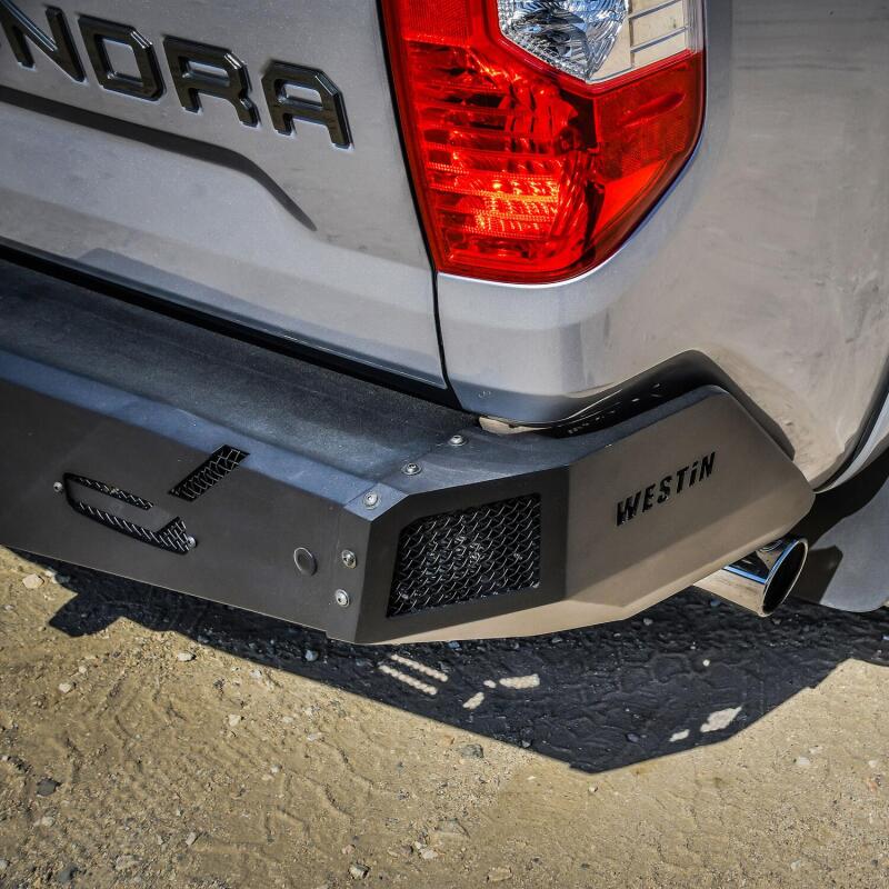 Westin 14-21 Toyota Tundra (Excl. Tundra w/Blind Spot Sys) Pro-Series Rear Bumper - Tex. Blk 58-421035 58-421035 Photo - Mounted