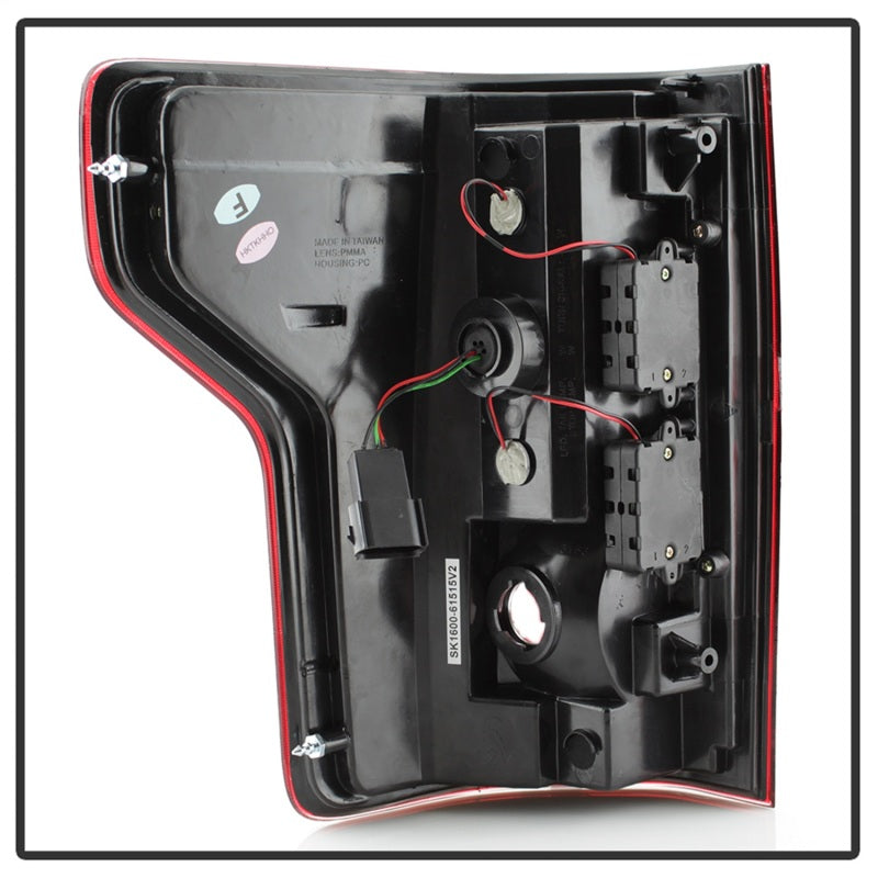 Spyder Ford F150 2015-2017 Light Bar LED Tail Lights - Red Clear ALT-YD-FF15015-LBLED-RC 5083692 5083692 Photo - Unmounted