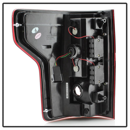 Spyder Ford F150 2015-2017 Light Bar LED Tail Lights - Red Clear ALT-YD-FF15015-LBLED-RC 5083692 5083692 Photo - Unmounted