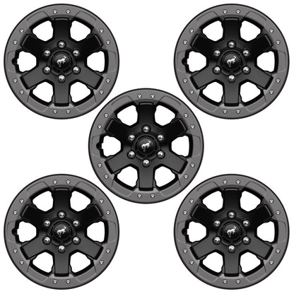 Ford Racing 21-23 Bronco 17inx8in Badlands Bead Lock Capable Wheel Kit M-1007K-DC178B M-1007K-DC178B Photo - Primary