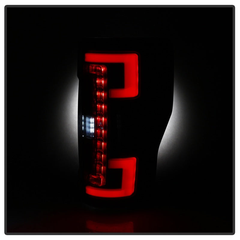 Spyder 17-18 Ford F-250 Super Duty (Excl LED Models) LED Tail Lights - Blk Smk (ALT-YD-FS17-LED-BSM) 5085597 5085597 Photo - Unmounted