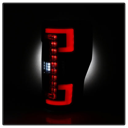 Spyder 17-18 Ford F-250 Super Duty (Excl LED Models) LED Tail Lights - Blk Smk (ALT-YD-FS17-LED-BSM) 5085597 5085597 Photo - Unmounted