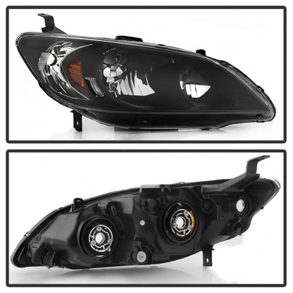 SPYDER xTune 04-05 Honda Civic (Excl Hatchback/Si) OEM Style Headlights - Black (HD-JH-HC04-4D-AM-BK) 9042706 9042706 Photo - Unmounted