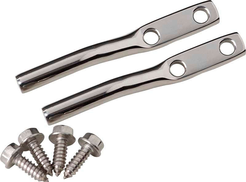 Kentrol 97-06 Jeep Wrangler TJ Door Strap Pins Pair - Polished Silver 30569 30569 Photo - Primary