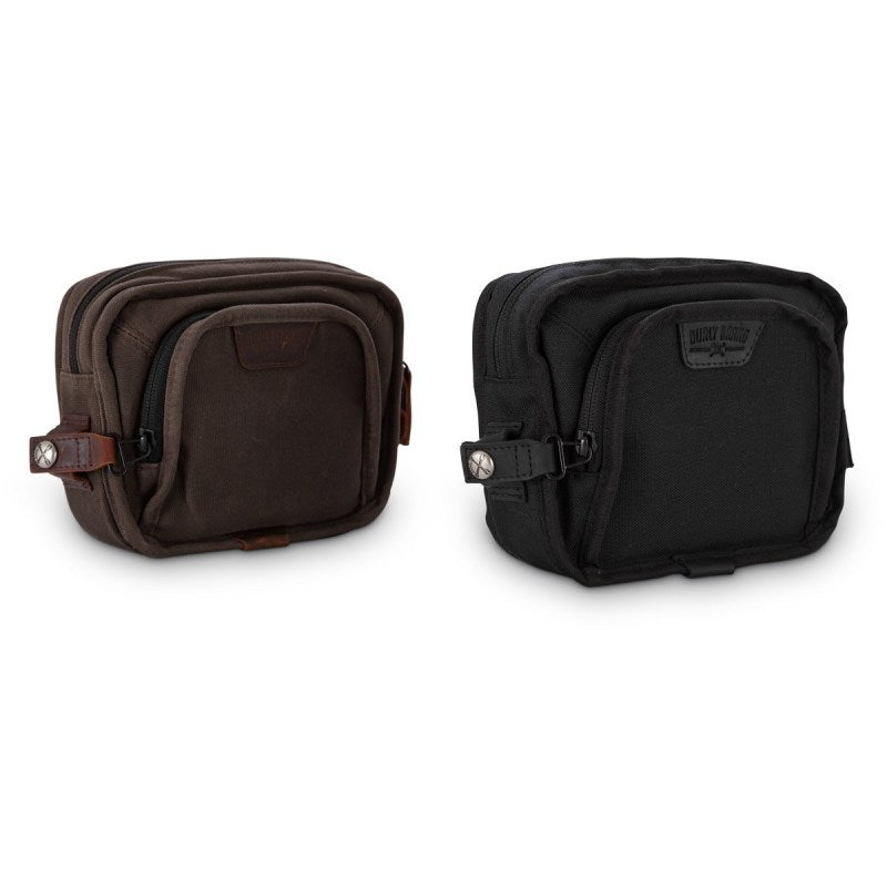 Burly Brand Handlebar Bag - Dark Oak B15-1012D B15-1012D User 1