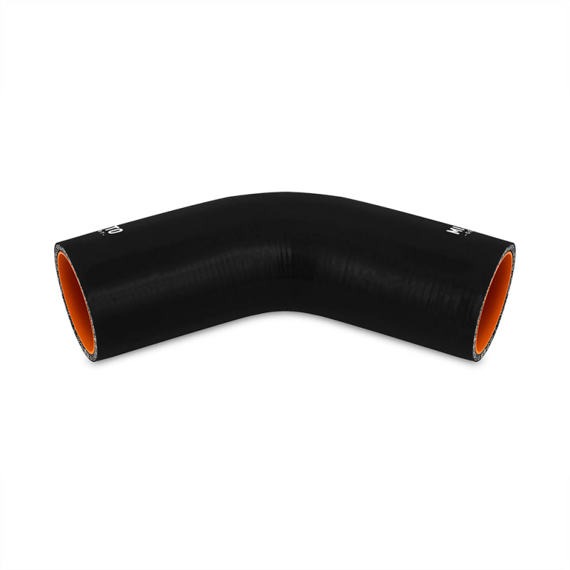 Mishimoto 4in. 45 Degree Silicone Coupler - Black MMCP-4045BK MMCP-4045BK Photo - Primary