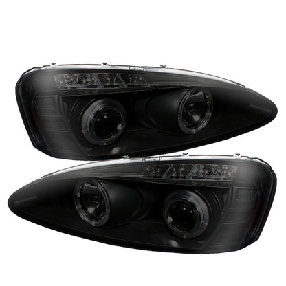Spyder Pontiac Grand Prix 04-08 Projector Headlights LED Halo LED Blk Smke PRO-YD-PGP04-HL-BSM 5078629 5078629 Photo - Primary