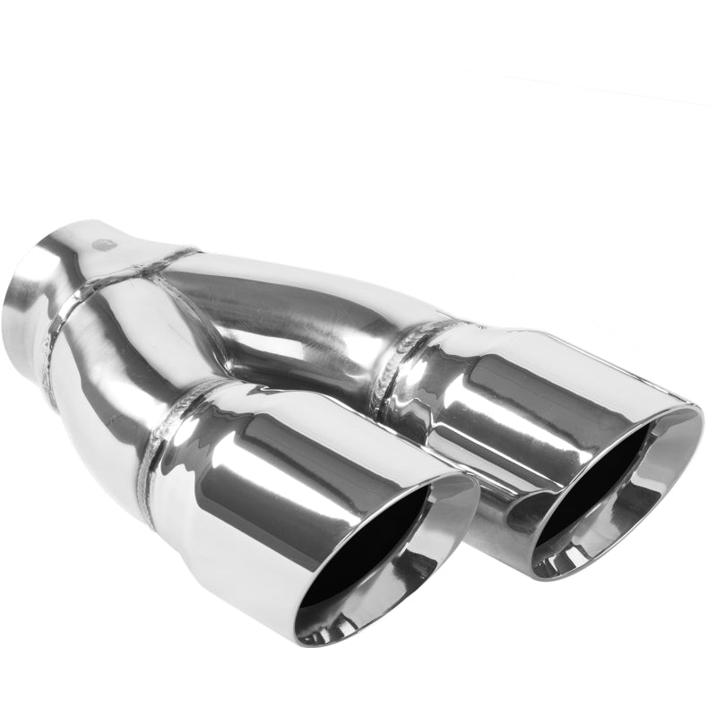Magnaflow Double Wall 3in Dual Round Polished Tip 2.25in Inlet 35228 35228 Photo - Primary