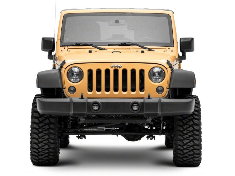 Raxiom 07-18 Jeep Wrangler JK Axial Series 4-In LED Fog Lights- Clear J167046 J167046 Photo - Close Up