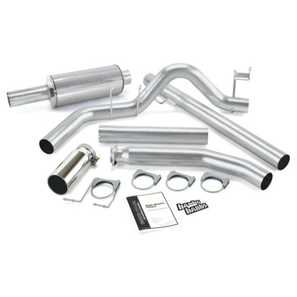 Banks Power 98-02 Dodge 5.9L Std Cab Monster Exhaust System - SS Single Exhaust w/ Chrome Tip 48635 48635 Photo - Primary