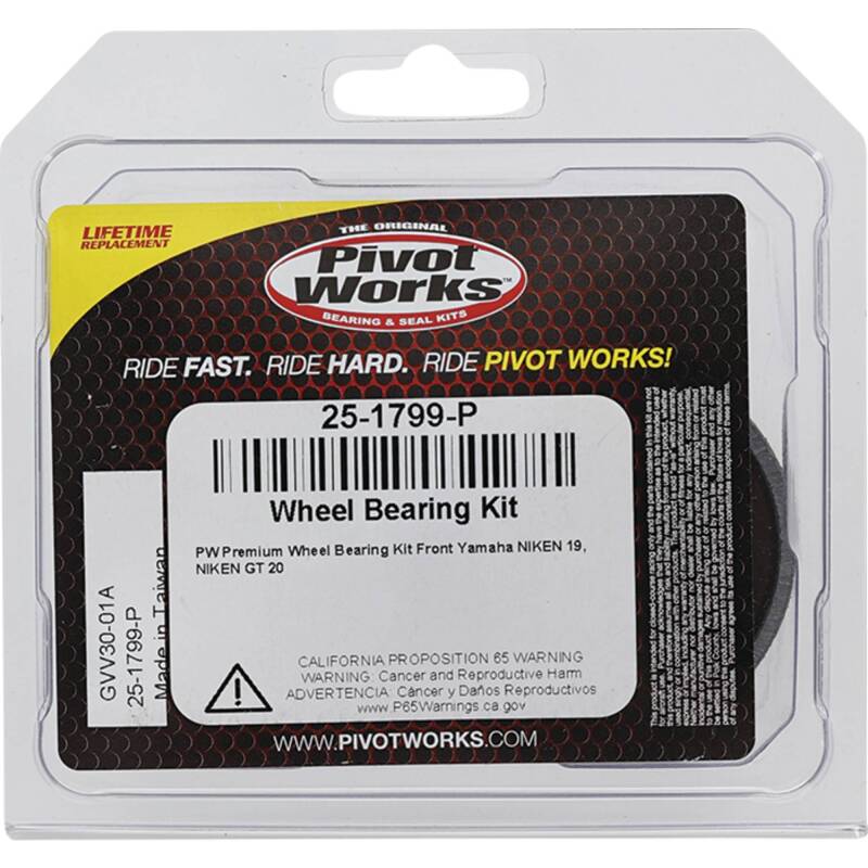 Pivot Works Yamaha Wheel Bearing Kit Premium Bearings 25-1799-P 25-1799-P Photo - Primary