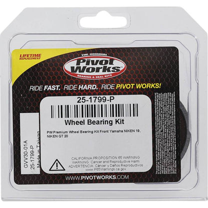 Pivot Works Yamaha Wheel Bearing Kit Premium Bearings 25-1799-P 25-1799-P Photo - Primary