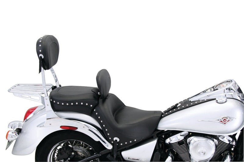 Mustang Motorcycle Mustang Kawasaki VN900 Tank Bib w/Studs - Black 93198 93198 Photo - Primary