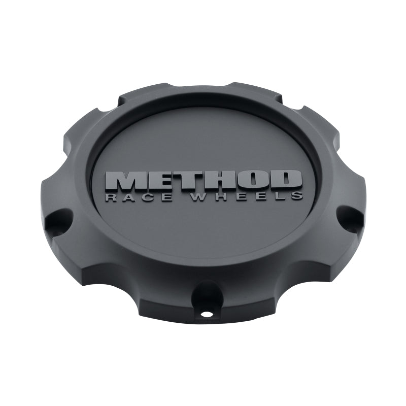 Method Wheels Method Cap T079 - 106.25mm - Black - 1 Piece - Screw On CP-T079L131-6H-01